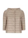 Herno Quilted Jacket In Neutral