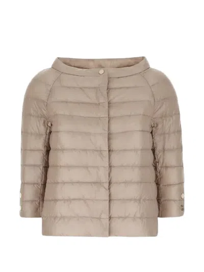 Herno Quilted Jacket In Neutral