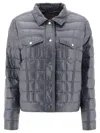 Herno Quilted Jacket With Chest Pockets In Navy