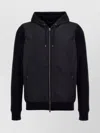 Herno Quilted Knit Hooded Jacket With Side Zip Pockets