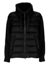Herno Ultralight Knitted Resort Jacket In Black