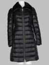 Herno Quilted Long Polyamide Down Jacket In Black