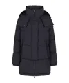 Herno Quilted Long-sleeved Cotton Jacket In Black