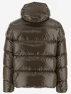 Herno Quilted Down Jacket With Adjustable Hood And Elasticated Hems In Green