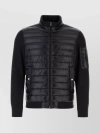 HERNO QUILTED NYLON JACKET WITH RIBBED CUFFS AND HEM
