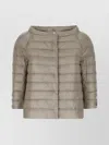 Herno Quilted Padded 3/4 Sleeves Down Jacket