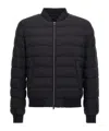 Herno Laviatore Bomber Jacket In Black
