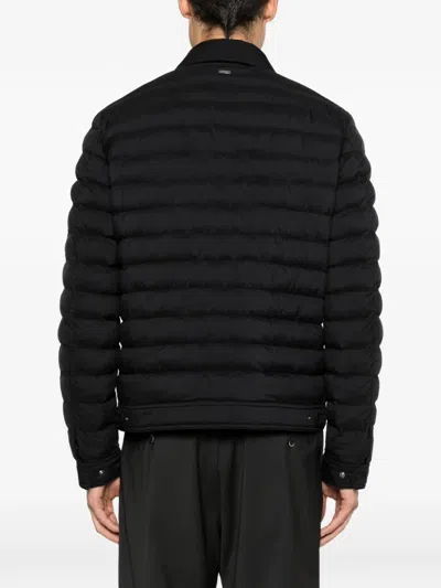 Herno Quilted Padded Jacket In Black