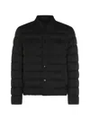 Herno Collared Neck Padded Coat Front Pockets In Black