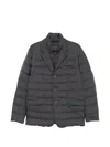 Herno Versatile Jacket With Front Flap Pockets In Gray