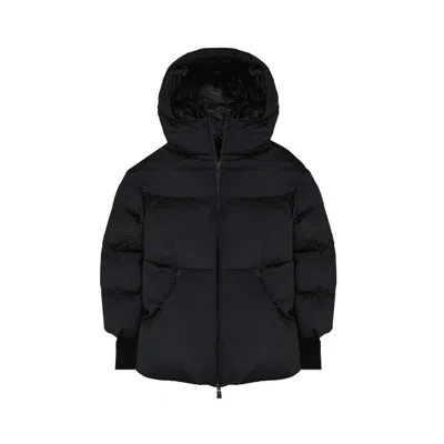 HERNO QUILTED PADDED JACKET WITH DRAWSTRING