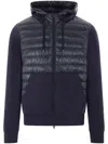 Herno Padded Jackets With Hood And Pockets In Blue
