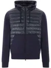 Herno Padded Jackets With Hood And Pockets In Blue