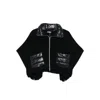 Herno Wool And Nylon Short Down Jacket In Black