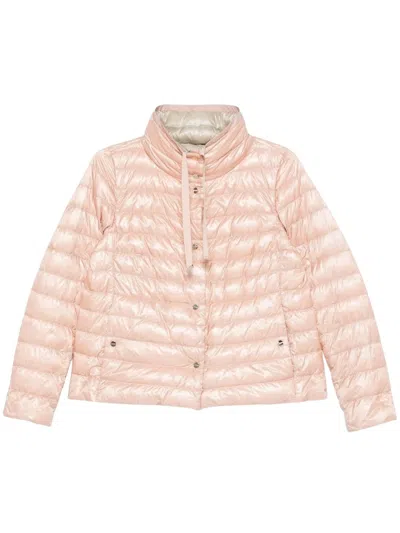 Herno Quilted Pink Coat