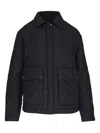 Herno Quilted Pocket Jacket In Black