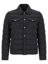 Herno Quilted Polyamide Down Jacket In Black