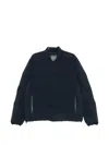 Herno Quilted Press-stud Jacket In Blue