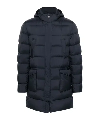Herno Quilted Puffer Coat In Black