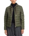 Herno Quilted Puffer Coat In Green