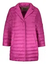 Herno Snap Button Fastening Down Jacket In Pink
