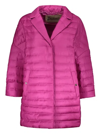 HERNO QUILTED PUFFER COAT