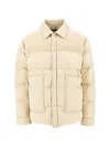 Herno Long-sleeved Padded Jacket In Neutral