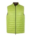 Herno Men's Nylon Ultralight Reversible Gilet In Green