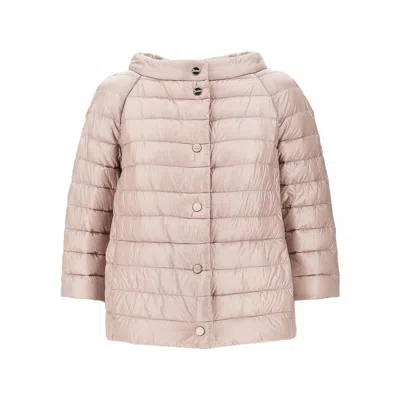 Herno Quilted Reversible Down Jacket In Neutral