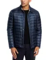 Herno Quilted Reversible Jacket In Blue