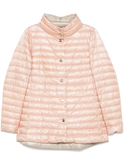 Herno Wendbare Steppjacke In Rosa