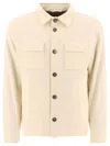Herno Men's Quilted Shirt-style Jacket In White