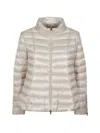 Herno Mini Quilted Short Down Jacket For Women In Neutral