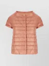 Herno Quilted Short Sleeve Collar Detail Lightweight