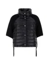 Herno Nylon Jacket Adjustable Straps High Collar In Black
