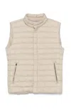 Herno Sleeveless High Neck Padded Jacket With Zip Pockets