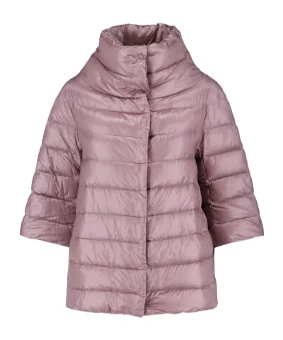 HERNO QUILTED TURTLENECK PUFFER COAT