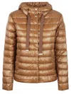Herno Quilted Hooded Jacket Drawstring Detail