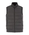 Herno Quilted Vest-style Down Jacket In Black