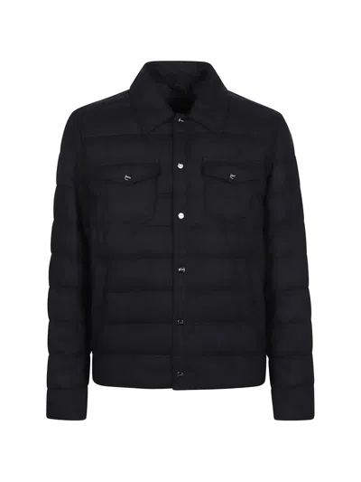 HERNO QUILTED WOOL JACKET