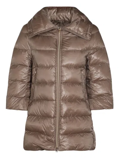 HERNO QUILTED ZIP-UP COAT