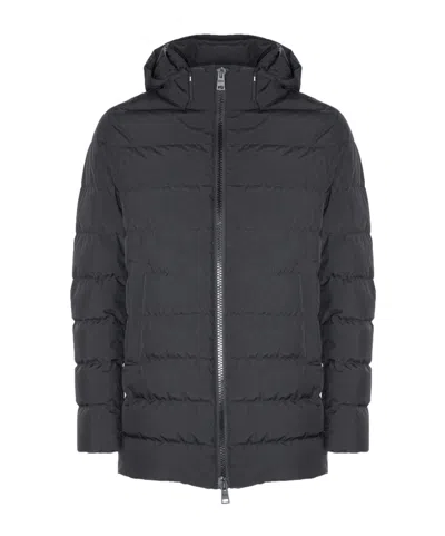 HERNO QUILTED ZIP-UP DOWN JACKET