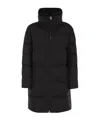 Herno Women Cashmere And Silk Duvet In Black