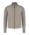Herno Man Puffer Grey Size 40 Polyamide