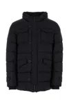 Herno Men's Nylon Down Jacket In Black