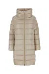 Herno Matilde Quilted Down Jacket In Beige O Tan