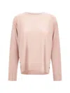 Herno Raglan-sleeve Press-stud Sweater In Pink