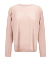 Herno Raglan-sleeve Press-stud Sweater In Pink