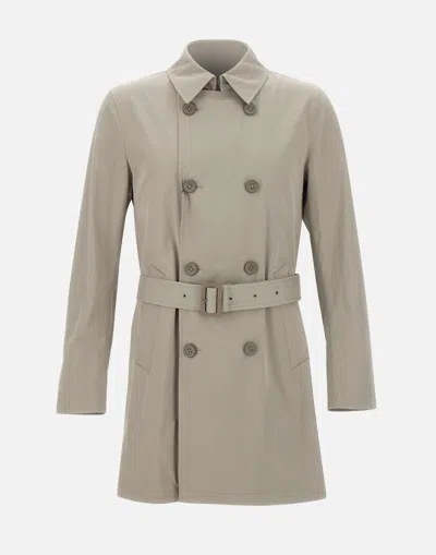 Herno Rain Collection Camel Trench Coat