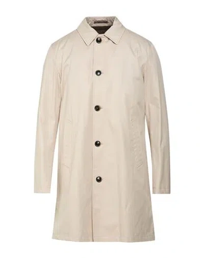 Herno Rain Collection Man Overcoat & Trench Coat Beige Size 36 Cotton In Neutral